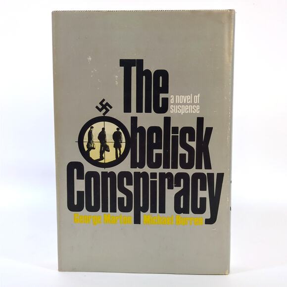 The Obelisk Conspiracy George Marton Michael Burren 1976 HC 1st American Ed - Picture 2 of 6